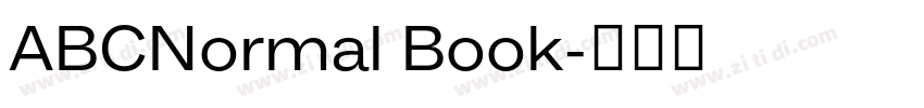 ABCNormal Book字体转换 ABCNormal Book字体转换